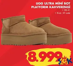 UGG ULTRA MİNİ BOT PLATFORM KAHVERENGİ fiyat ve kampanya bilgisi
